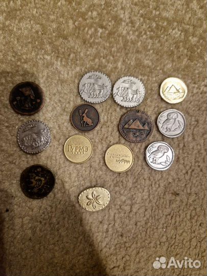 Монеты магнит