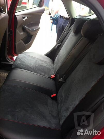 Чехлы на Hyundai Porter (экокожа+алькантара)