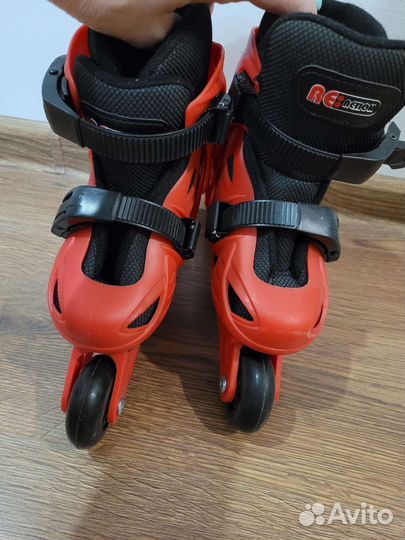 Роликовые коньки детские раздвижные, р.28-31