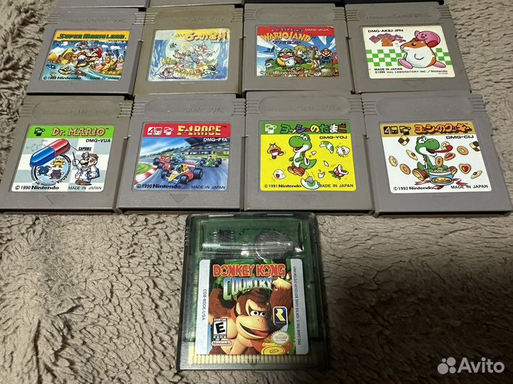 Продам оригинальные картриджи для gameboy