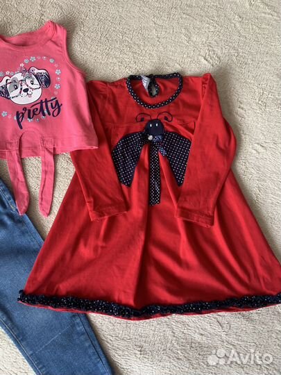 Вещи пакетом на девочку 92 размер