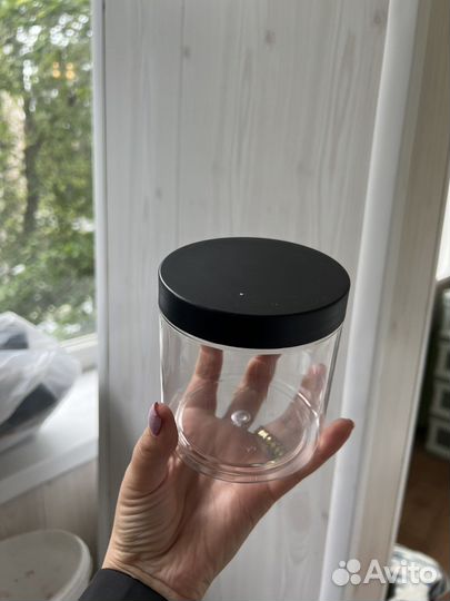 Банки 500мл новые с крышкой пластик