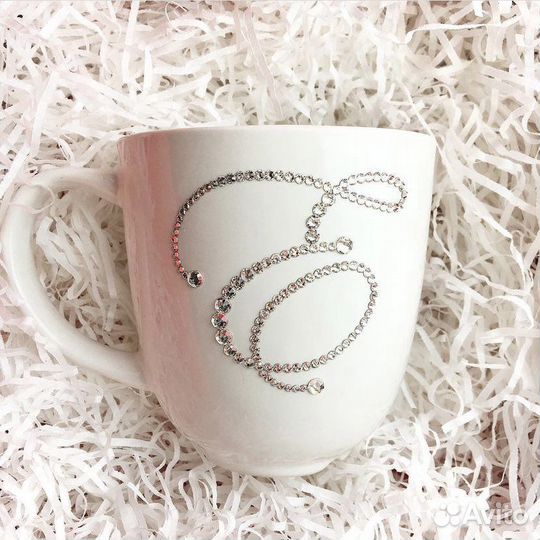 Кружка со стразами