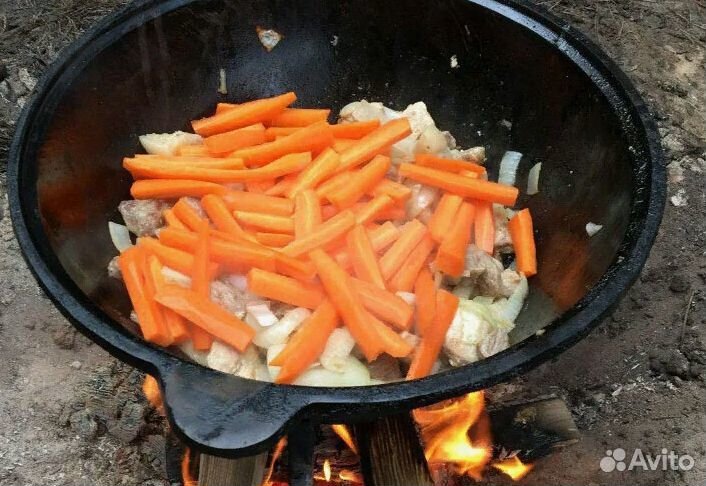 Казан узбекский чугунный 22л Оригинал