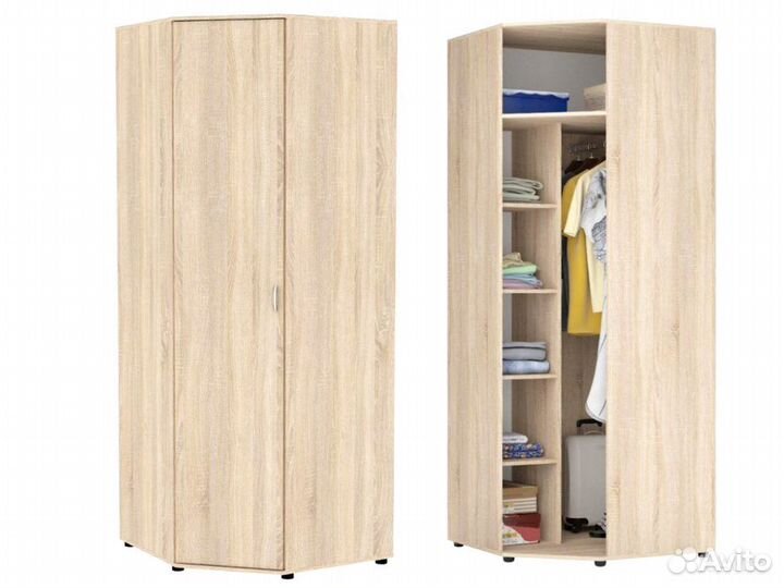 Угловой шкаф Алиса H6 ручка скоба