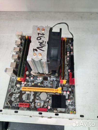 Связка 16 ядерe5-2650v23.4Tb +матьX79+32Gb+кулер