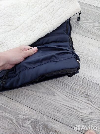 Конверт на овчине в коляску leader kids