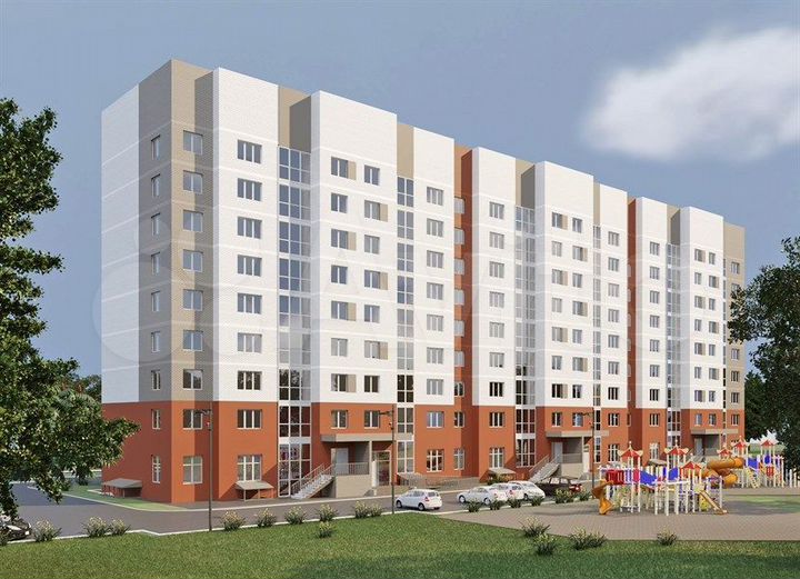 2-к. квартира, 60,8 м², 8/9 эт.