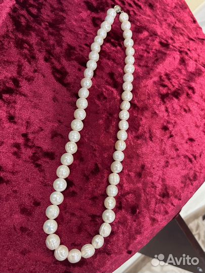 Бусы из натурального жемчуга