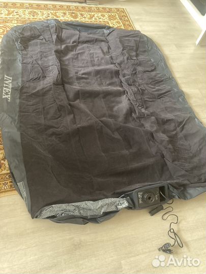 Надувной матрас intex с электрическим насосом