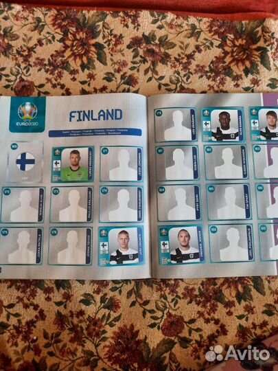 Альбом для наклеек panini euro2020