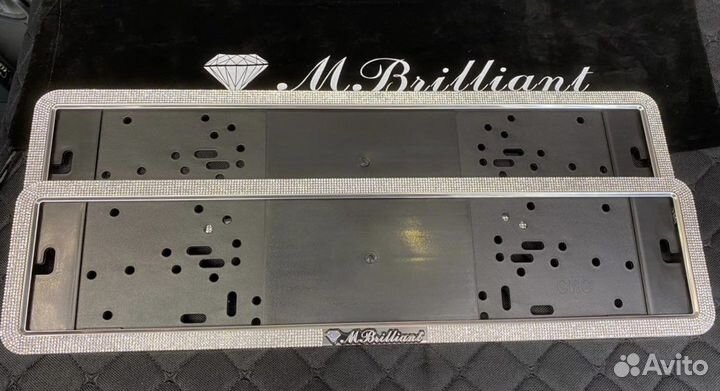 Рамки со стразами для номера