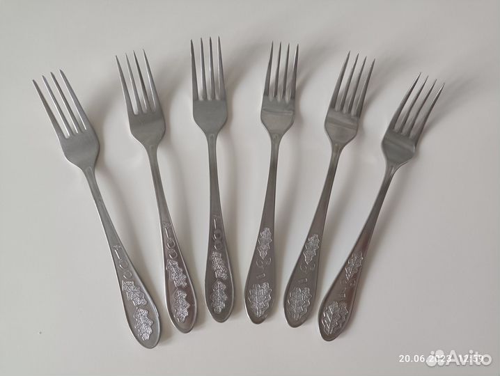 Ложки Вилки Рябинка, Роза, Пламя, Желуди, Уралочка