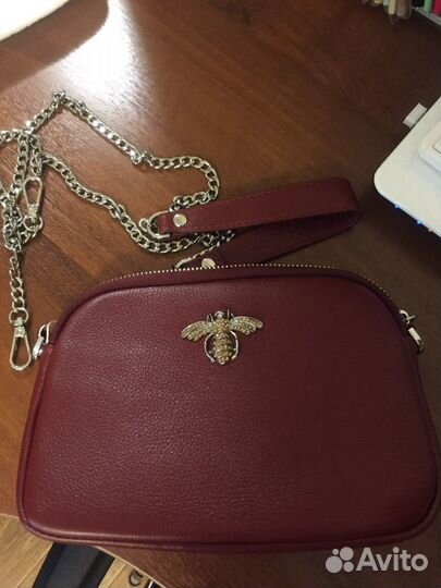 Сумочка кожаная