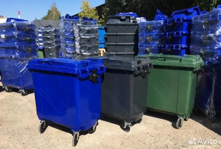 Евроконтейнер пластиковый 660л GC-4549