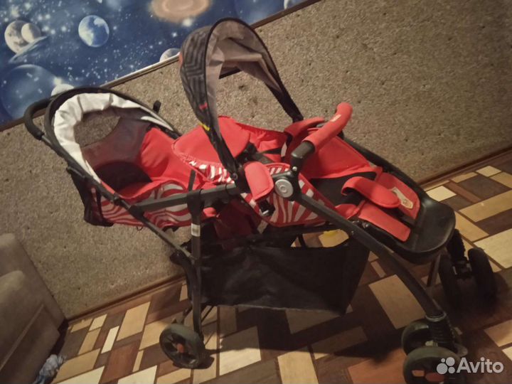 Коляска для двойни