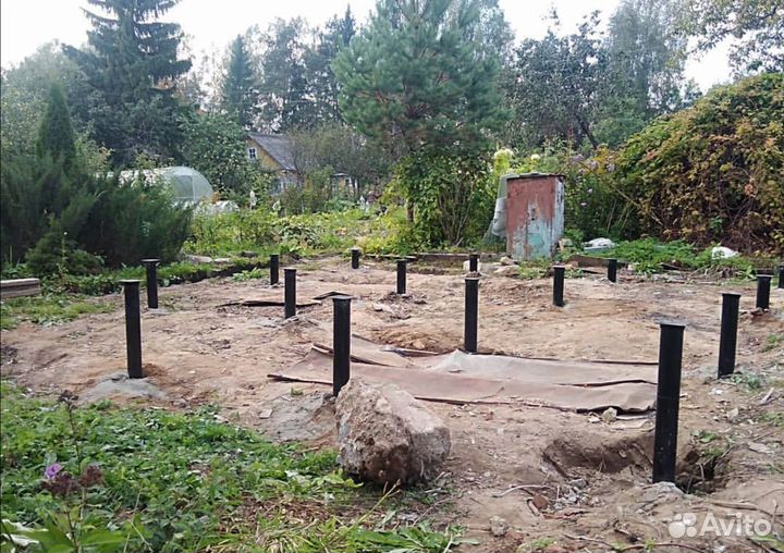 Фундамент сваи винтовые