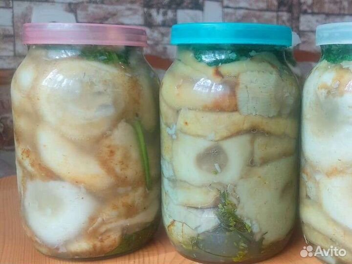 Грузди солёные, грузди