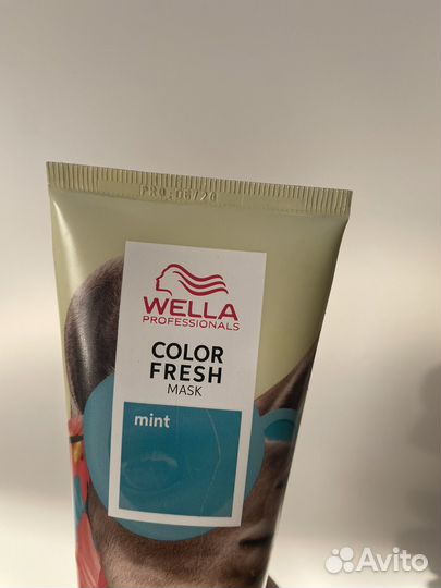 Оттеночная маска wella color fresh mint