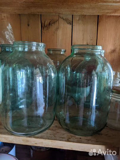 Банки стеклянные 3 л б/у