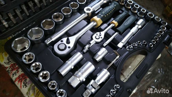 Инструмент торцевые головки RockForce 108 пр