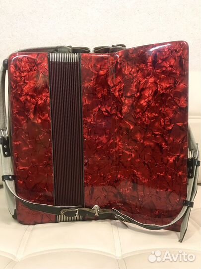 Немецкий трофейный аккордеон weltmeister 3 4