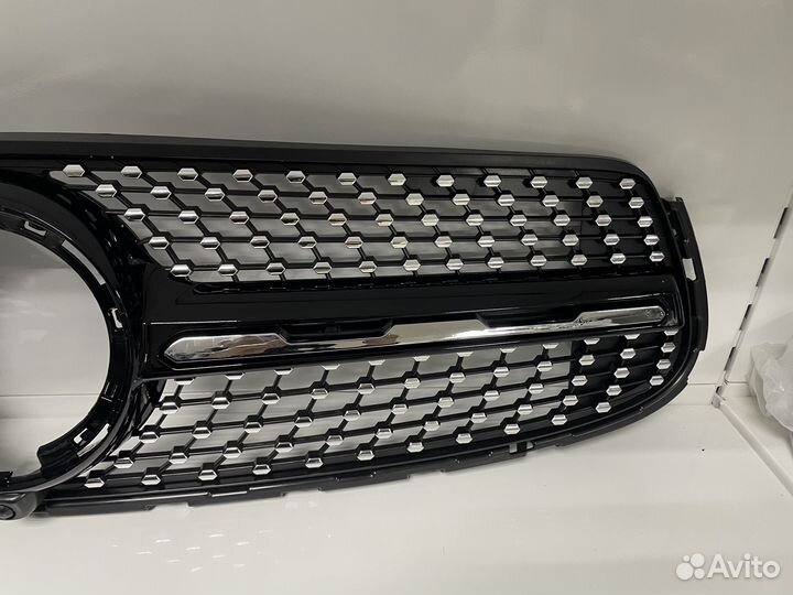 Решетка радиатора на Mercedes GLC x253 рест даймон