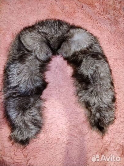 Меховой воротник, мех лисопеса
