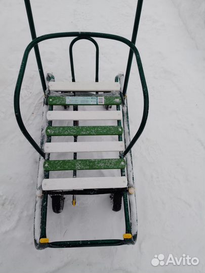 Детские санки с колесами