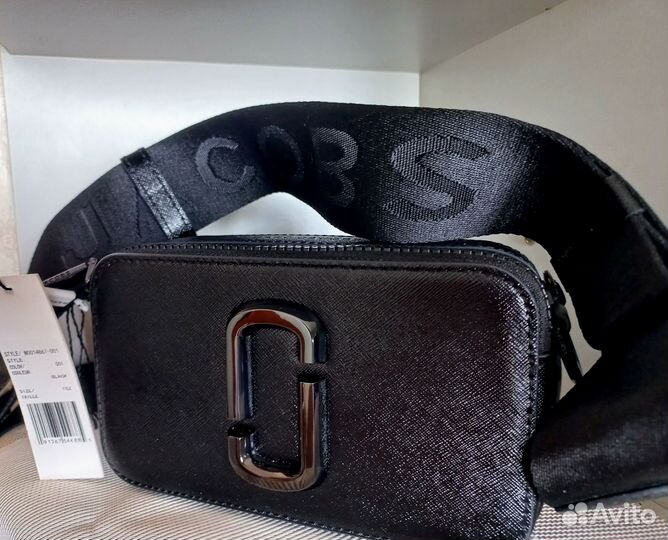 Сумка marc jacobs snapshot DTM black