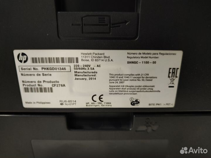 Принтер HP laserjet Pro 400