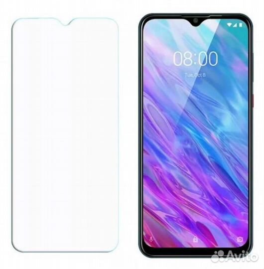 Защитное стекло для ZTE Blade 20 Smart прозрачное