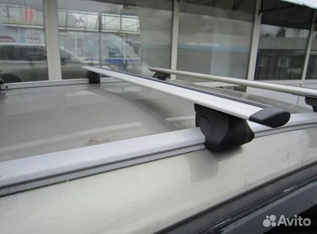 Багажник на интегрированные рейлинги крыло дуги