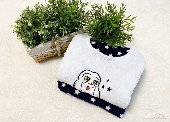 Домашний тёплый плюшевый костюм пижама 42