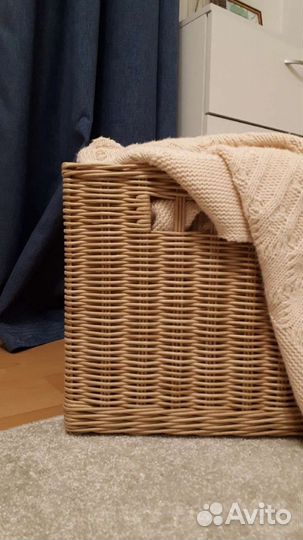 Плетёная корзина для хранения