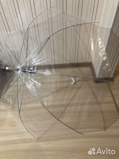 Прозрачный зонт