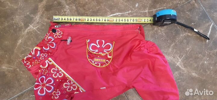 Ветровочный комбинезон дождевик для собак