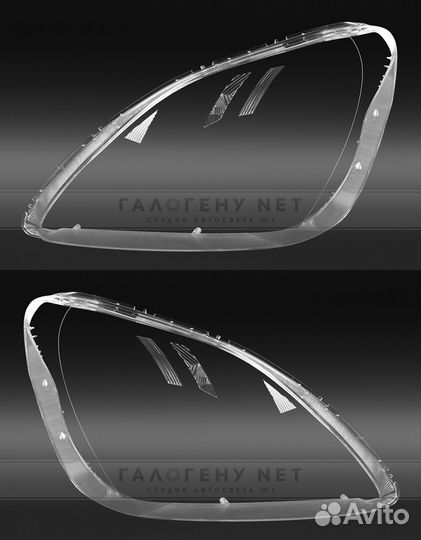 Стекла фар Honda CR-V 2 2004-2007 левое правое