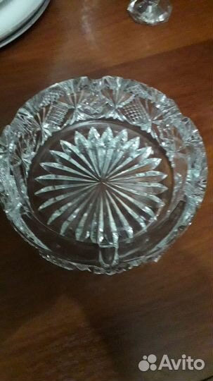 Хрустальная конфетница,пепельница