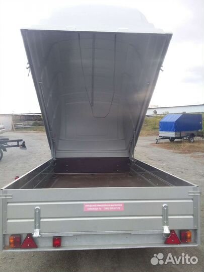 Прицеп лав 81013Е. 3.5*1.8 метра, с крышкой jaxal