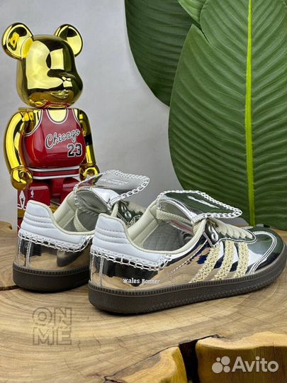 Кроссовки адидас самба samba X wales bonner silver