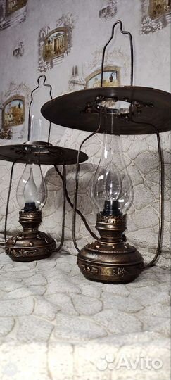 Керосиновая лампа антикварная. Реставрация