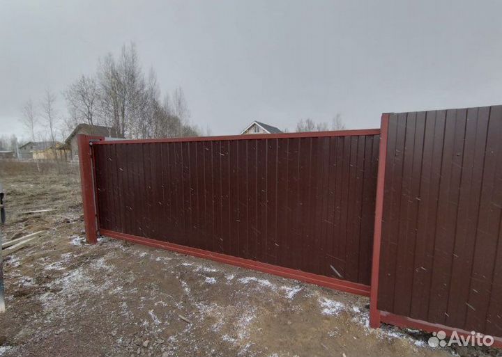 Забор из профнастила