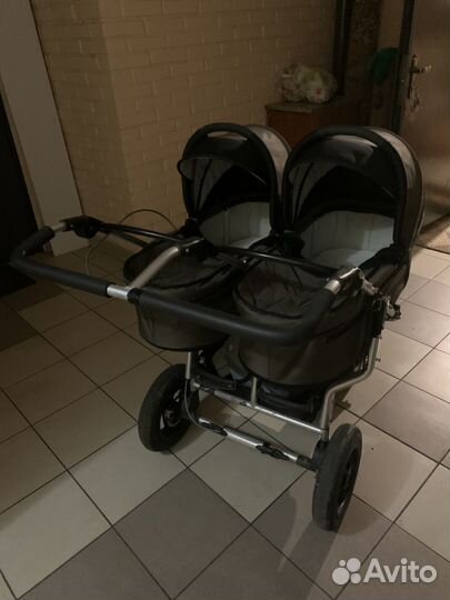 Коляска для двойни 2 в 1 tfk