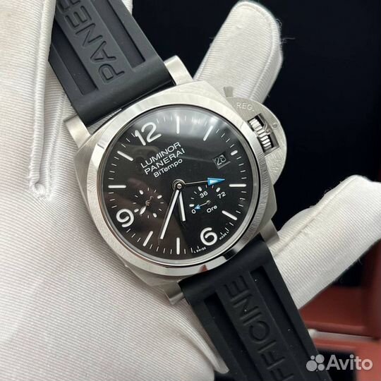 Часы Panerai Luminor 1950 3 Days GMT Acciaio PAM