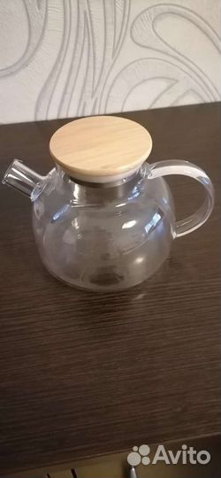 Заварочный чайник из жаропрочного стекла