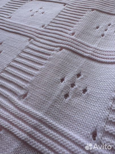 Плед детский вязаный