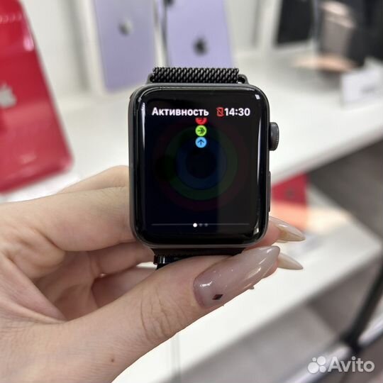 Часы apple watch 3 42 mm Б/у