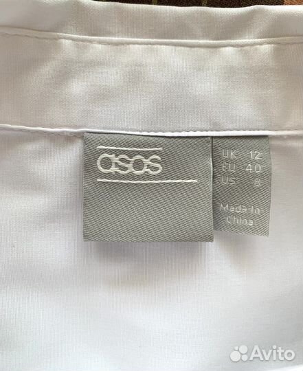 Рубашка женская белая ASOS 46(M)