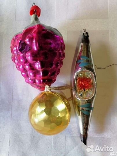 Елочные игрушки СССР советские